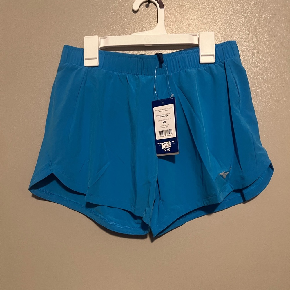 Mizuno Women's Bright Blue Athletic Shorts XS